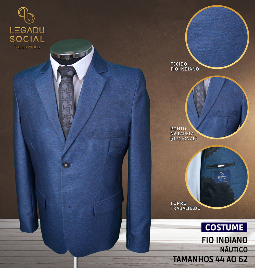 Costume Fio Indiano Náutico Loamax